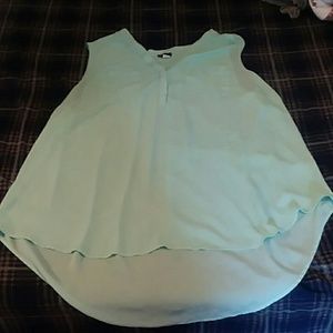 Plus Size Torrid Size 3 Sea Green Sleeveless Top
